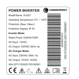 1200VA 720w Inverter