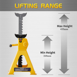 2 Piece 3 Ton Jack Stand Set