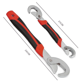 2 Piece Adjustable Pipe Wrench Set