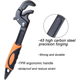 2 Piece Automatic Pipe Wrench Set