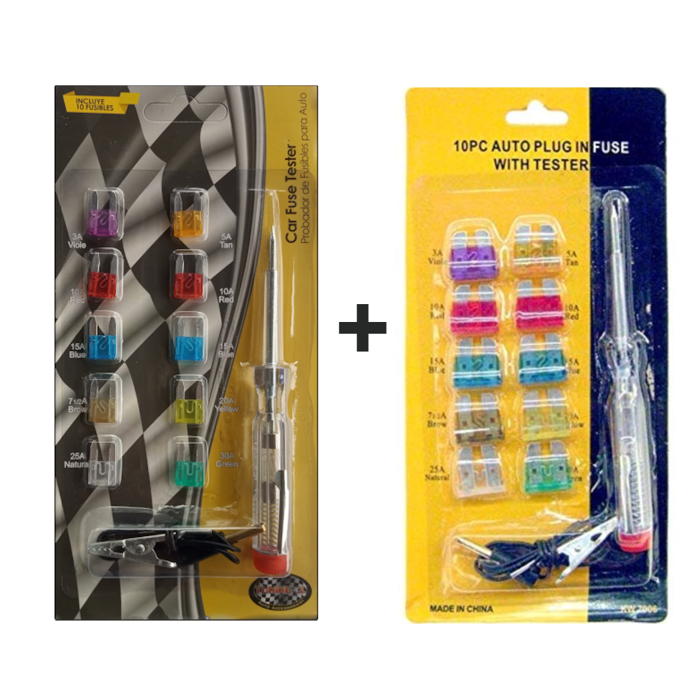 20 Piece Assorted Fuse Set and Tester Pen