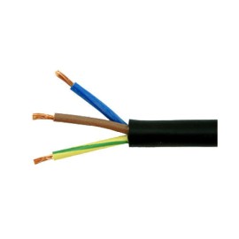 3 Core Cable 2.5mm - 100m Roll (Black)