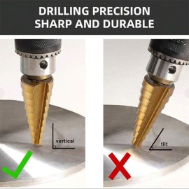 3 Piece HSS Step Bit Drill Set