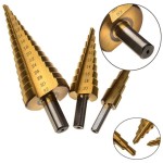 3 Piece HSS Step Bit Drill Set