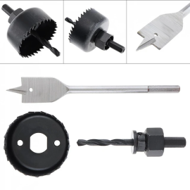 3 Piece Lock Installation Hole Saw Set