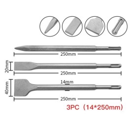 3 Piece SDS Chisel Set