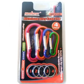 4 Piece Carabiner Set