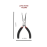 5 Piece Black Mini Plier Set