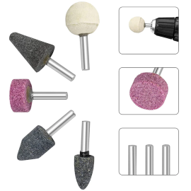 5 Piece Grinding Stone Drill Bit Set