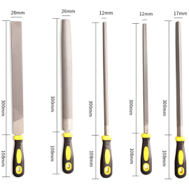 5 Piece Steel File Set