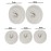 5 Piece Universal Sink Plug Set