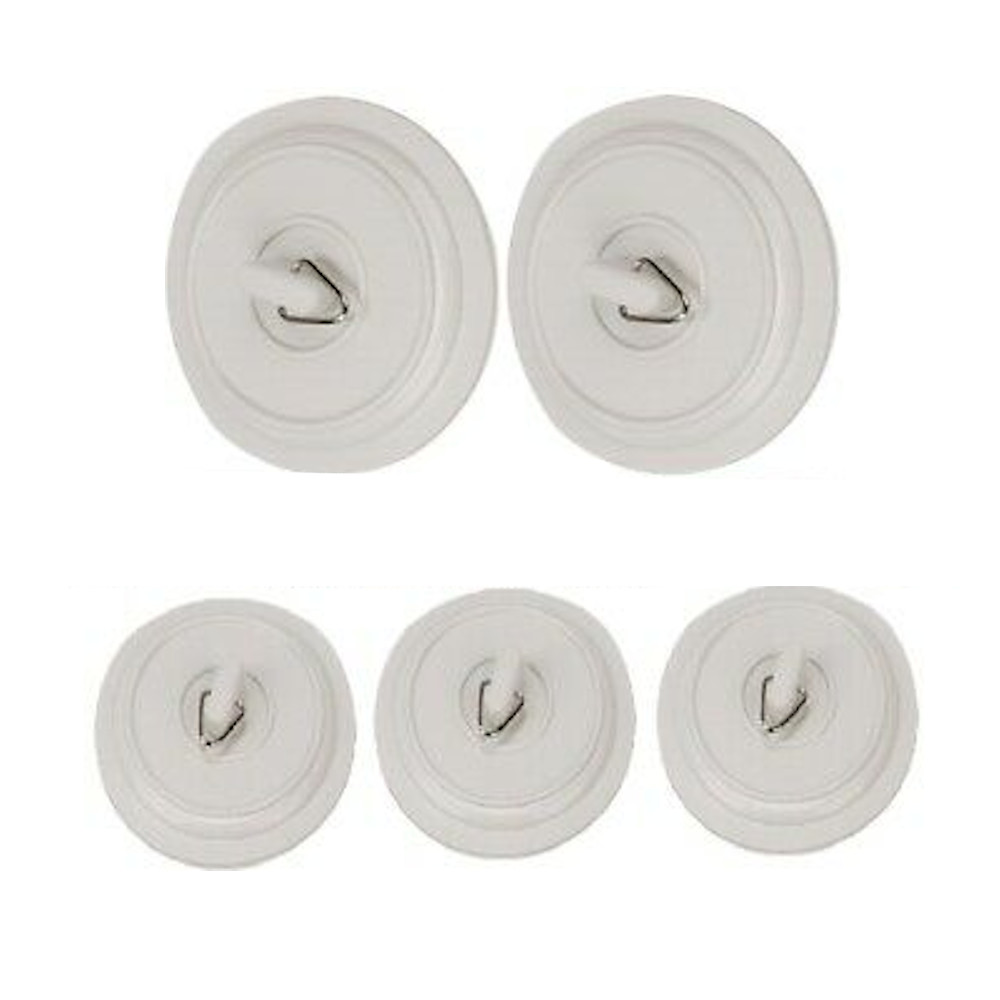 5 Piece Universal Sink Plug Set