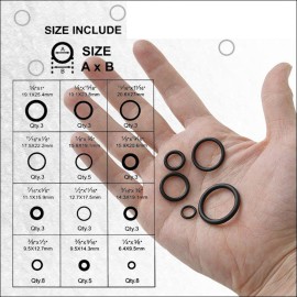 50 Piece O-Ring Kit