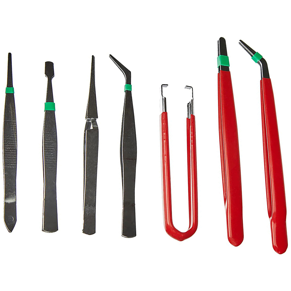 7 Piece Precision Tweezer Set