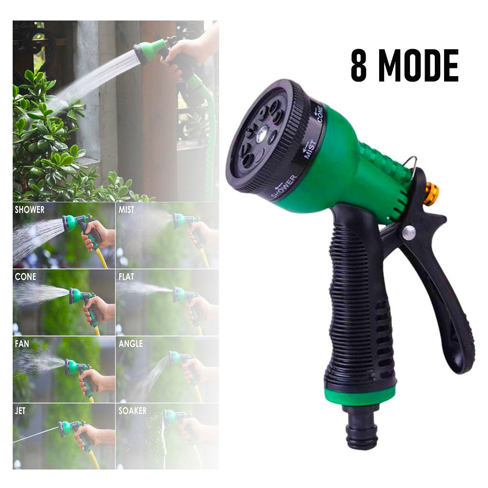 8 Mode Garden Hose Sprinkler with Attachments