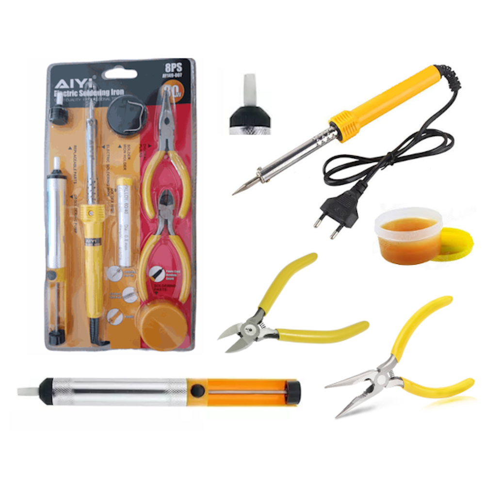 8 Piece 80w Soldering Set