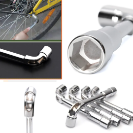 9 Piece L-Shaped Perforated Socket Spanner Set