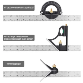 Multi Angle Square Ruler Set