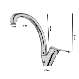 Swivel Spout Single Lever Kitchen Mixer